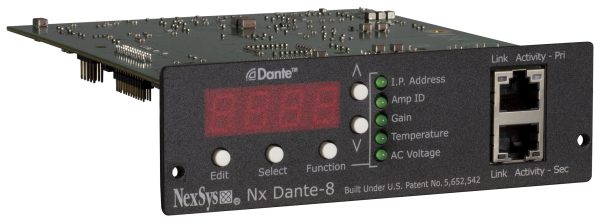 Nx Dante® 8 - Peavey Commercial Audio