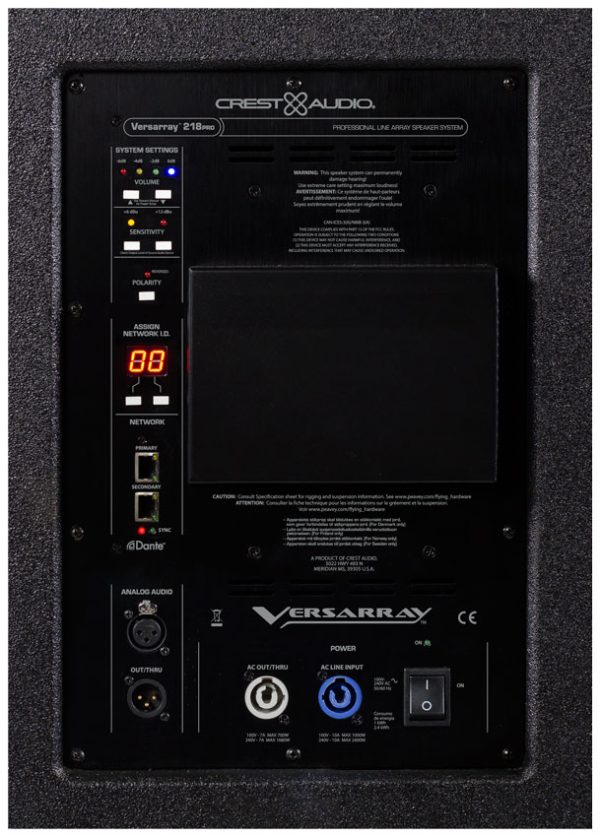 Versarray® PRO 218 Sub - Peavey Commercial Audio