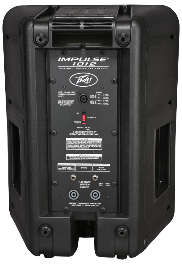 Impulse® 1012 - Black - Peavey Commercial Audio