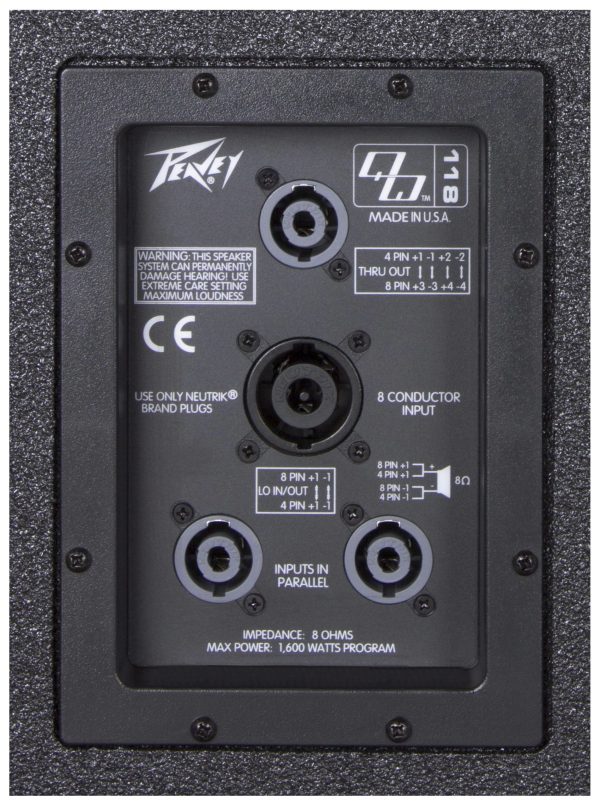 Peavey QW 118　Subwoofer モニター スピーカー　スタジオ　会場　機材一式　照明　トラス等　使用頻度極小　ピーヴィー QW® 118 Subwoofer - Peavey Commercial Audio