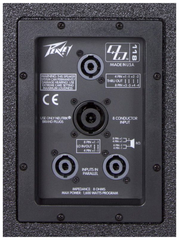 Peavey QW 118　Subwoofer モニター スピーカー　スタジオ　会場　機材一式　照明　トラス等　使用頻度極小　ピーヴィー QW® 118 Subwoofer - Peavey Commercial Audio