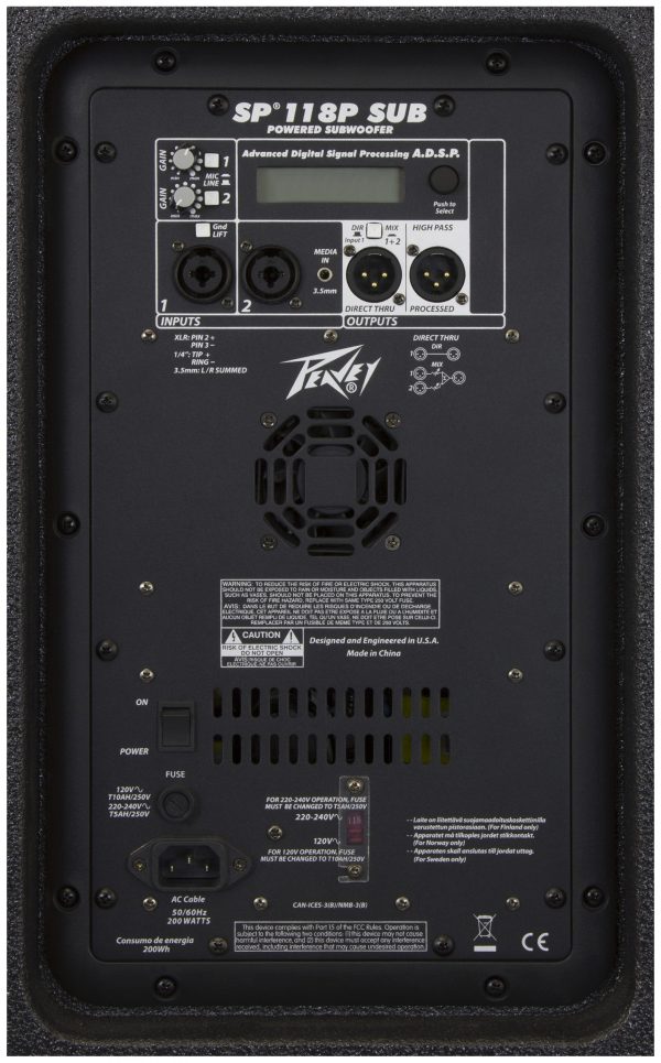 SP® 118P - Peavey Commercial Audio