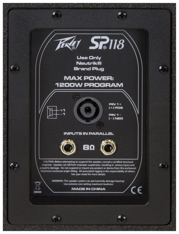 SP® 118 Sub - Peavey Commercial Audio