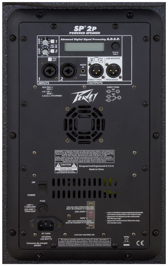 SP® 2P - Peavey Commercial Audio