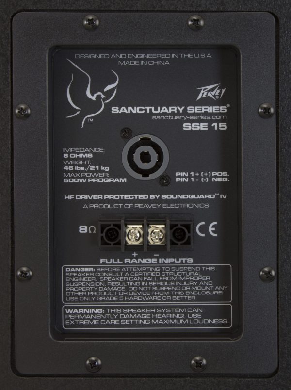 SSE™ 15 - Black - Peavey Commercial Audio