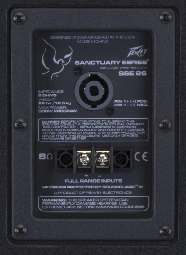 SSE™ 26 - Black - Peavey Commercial Audio